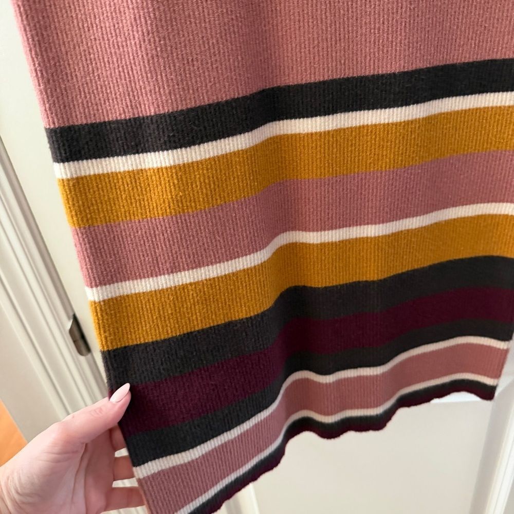 Anthropologie Saturday Sunday Parvati Sweater Midi Dress Link Stripe Size XS - Picture 5 of 7